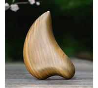 Rosso/Verde Legno di Sandalo Gouache Trigger Point Meridiano Rottamazione Muscolo Relax Massaggiatore di Legno Agopuntura Gua Sha Terapia 1 Pz (Color : Green)