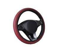 (Rosso vino) Elegante coprivolante in pelle, facile da installare, multicolore, dropshipping