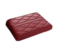 (rosso vino, L) Tappetino per bracciolo auto in morbida similpelle, comodo e protettivo, supporto per