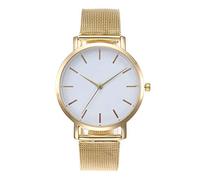 ROSSOM Men Watch 202. Simple Watches Women Luxury Rose Gold Watches Mesh Band Quartz Wristwatch Cheap Price
