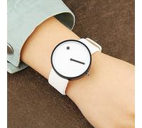 ROSSOM Men Watch 2023 Minimalist Style Fashion Creative Wristwatches Men Watches Dot and Line Simple Stylish Quartz Watches Leather Men Watches