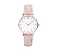 ROSSOM Men Watch Fashion Simple Watches Women Casual Ladies Watches Leather Band Quartz Wristwatches Cheap Price Dropshipping