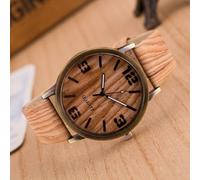 ROSSOM Men Watch Four Digital Men and Women Are Popular with Imitation Wood Watches Simple Ladies Male Quartz Wathes For Sports