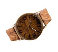 ROSSOM Men Watch Four Digital Men and Women Are Popular with Imitation Wood Watches Simple Ladies Male Quartz Wathes For Sports
