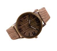 ROSSOM Men Watch Four Digital Men and Women Are Popular with Imitation Wood Watches Simple Ladies Male Quartz Wathes For Sports