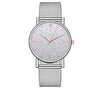 ROSSOM Men Watch Luxury Watches For Women Fashion Brand Stainless Steel Mesh Quartz Wrist Watches Femmes Watch For Women