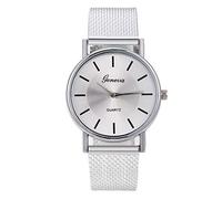ROSSOM Men Watch Luxury Watches For Women Fashion Brand Stainless Steel Mesh Quartz Wrist Watches Femmes Watch For Women