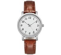 ROSSOM Men Watch Men and Women Watch Simple Korean Casual Waterproof Female And Male Student All-match Alloy Quartz Leather Couple Clock