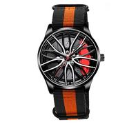 ROSSOM Men Watch Men Sports Watches Male Hollow Out Design Watch Nylon Military Analog Quartz Watch for BMW Wheel Caliper Men Watches