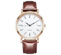 ROSSOM Men Watch New Luxury Men Business Watches Mens Sport Leather Strap Casual Quartz Watch Masculino For Gifts Hot Wrist Male Clock