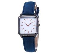 ROSSOM Men Watch Retro Women Watch Simplicity Square Quartz Wristwatch Leather Lady Best Selling Products Offers Sale Brand Fashion Clock