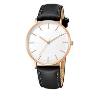 ROSSOM Men Watch Top Brand Women Watch Fashion Rose Gold Steel Wristwatch Women Quartz Watch Luxury Ladies Men Watches for Women