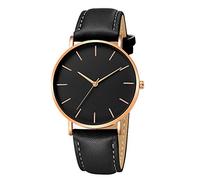 ROSSOM Men Watch Top Brand Women Watch Fashion Rose Gold Steel Wristwatch Women Quartz Watch Luxury Ladies Men Watches for Women