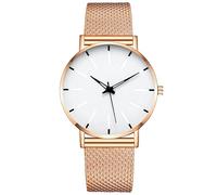 ROSSOM Men Watch Watches Mens 2023 Luxury Casual Ultra Thin Watch Men Business Mesh Stainless Steel Quartz Watch