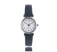 ROSSOM Orologio da uomo Temperamento letterario Cintura sottile Quadrante piccolo Orologio da donna casual digitale Cinturino in pelle al quarzo Elegante orologio di moda