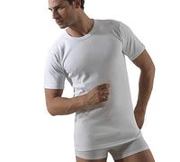 ROSSOPORPORA, 1 Set da 3 Magliette a Manica Corta in Caldo Cotone Collo a Giro. Bianco 4