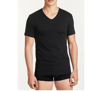 ROSSOPORPORA, Set da 6 Magliette Intime Uomo in Cotone 100% Modello Collo a V. Nero M/4
