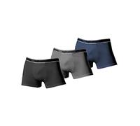 ROSSOPORPORA, Set da 6 Paia di Boxer Uomo in Cotone con Elastico Esterno Modello Gigi. Blu/Nero/Grigio 4/M
