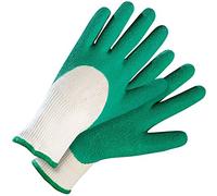 ROSTAING BASIC-IT07 - Guanti da giardinaggio in lattice, multiuso, impermeabili, misura 07, colore: Verde/Bianco, 7