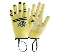 ROSTAING Guanti da Giardinaggio per Bambini Axel - Coppia di Guanti da Giardinaggio e Bricolage - per Le Mani Piccole e Delicate e la Sicurezza dei Vostri Bambini, Giallo