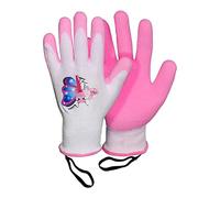 ROSTAING Guanti da Giardinaggio per Bambini LISON - Coppia di Guanti da Giardinaggio e Bricolage - Per le Mani Piccole e Delicate e la Sicurezza dei vostri Bambini, Rosa