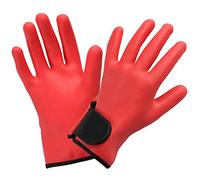 Rostaing Maxima Guanti da Giardinaggio, Protezione Polso Regolabile, Grande Lunghezza, Nitrile, Rosa e Grigio, Taglia 7(S)