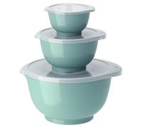 Rosti Margrethe - Set di insalatiere, 6 insalatiere, 3 insalatiere e 3 coperchi, in plastica riciclabile, 0,25 litri, 0,75 litri e 3 litri, Nordic Green (verde)