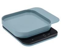 Rosti Mensura - Bilancia da cucina digitale con ciotola e funzione tara, peso massimo 10 kg, 16,5 x 20,3 x 3,5 cm, colore: Blu