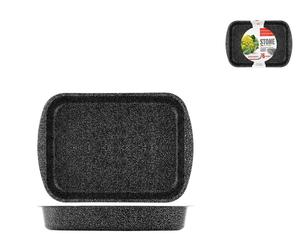 Rosticcera Antiaderente 'stone' Cm25x18 HOME in alluminio