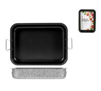 Rosticcera Home con anello antiaderente salt N'pepper 35x25 cm