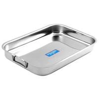 Rosticcera in acciaio Inox Home Cm 35x26 altezza 6 cm