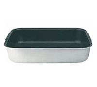 ROSTIERA Alluminio 3 cm 45 X30X8,5H Con 2 MANIGLIE Antiaderente Pentole Agnelli