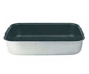 ROSTIERA Alluminio mm 3 cm 35 X26X7H Con 2 MANIGLIE Antiaderente Pentole Agnelli
