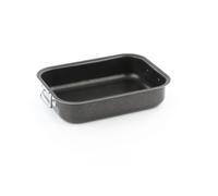 Barazzoni Rostiera/Lasagnera, Alluminio Rivestito, 30 x 22 cm, Nero, 30 cm