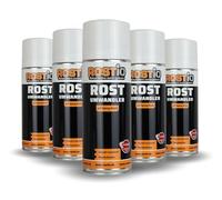 Rostio Epoxy - Convertitore di ruggine spray, 400 ml, set da 5