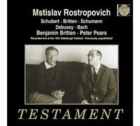 ROSTROPOVICH, MSTISLAV - LIVE AT THE 1961 ALDENBUR