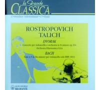 ROSTROPOVICH PLAYS BACH SUITE NO. 5 (1969, ALDEBURGH) & DVORAK CELLO CONCERTO (TALICH, 16-18/6/1952)