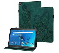 Rostsant Custodia Lenovo Tab M10 Plus 3rd 10.6" Cover Lenovo Tab M10 Plus 3rd 2022 Stand Funzione Slot per Carte Libro Tablet Protettiva per Lenovo M10+ 3rd TB125FU/TB128FU/TB128XU - Verde