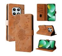 Rostsant Custodia per Cellulare per Redmi Note 15 4G Dente di Leone in Pelle PU Custodia Flip Portafoglio cover Magnetica per Cellulare per Xiaomi Redmi Note 15 4G Marrone