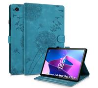 Rostsant Custodia per Lenovo Tab M10 3rd Gen 10.1 Cover Nuova in pelle PU ripiegabile da Custodia in pelle con stampa dente di leone per Lenovo Tab M10 3rd Gen 10.1"Pollici TB-328FU/328XU Blu