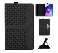 Rostsant Custodia per Lenovo Tab M10 Plus 3rd 10.6 Pollici 2022 TB125FU/TB128FU/TB129XU con Custodia per Penna Custodia Protettivo Cover Sottile Tablet Pelle Case Nero