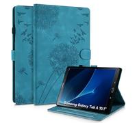 Rostsant Custodia per Samsung Galaxy Tab A6 10.1 2016 Cover Nuova in pelle PU ripiegabile da Custodia in pelle con stampa dente di leone per Samsung Galaxy Tab A6 10,1 Pouces SM-T580/T585 Blu
