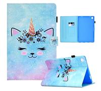 Rostsant Custodia Samsung Tab A7 Lite 8.7" Cover in Portafoglio Slot per Scheda Caso Custodie Tablet per Samsung Galaxy Tab A7 Lite 2021 8.7 Pollici SM-T220 / SM-T225 - Unicorno