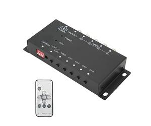 Rosvola 4 Mini Splitter Video per Autobus, Camion, Barche | Schermo intero automatico, compressione H264, monitor mobile per la sicurezza della flotta, da 9 a 36 V