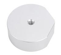 Rosvola Adattatore per Treppiede per Antenna Satellitare, Supporto per Testa a Sfera in Lega di Alluminio, Ideale per, Roulotte, Yacht (SILVER)