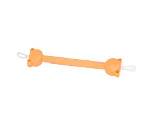 Rosvola Detergente per Orecchie da Naso per Bambini in Silicone Arancione Delicato per Rimozione di Booger per Neonati Facile da Usare 1 Pezzo