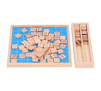 Rosvola Giocattolo in Legno da Cento Tavole per Contare Divertimento e Apprendimento, Gioco Educativo per Bambini sopra i 36 Mesi, 100 Numeri Consecutivi, Materiale di Alta qualità