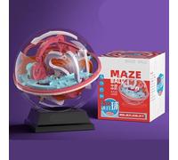 Rosvola Gioco di Puzzle Interattivo con Palline da Labirinto 3D per Bambini, Allenamento di Concentrazione per Uso Domestico e Scolastico, Palla da Labirinto a gravità Educativa da 7,1"