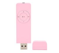 Rosvola Lettore MP3 Compatto Mini Suono Senza Perdita per Studenti Che Corrono Viaggi Supporta Materiale ABS per Schede da 64 GB (PINK)