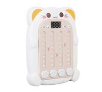 Rosvola Macchina da Gioco Ritmica per Bambini Giocattolo Interattivo Portatile Che Migliora la Coordinazione Occhio-mano per L'apprendimento e il Divertimento Plastica 15 X 11 Cm (WHITE)